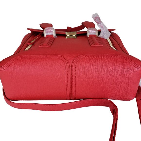 3.1 Phillip Lim Red Pashli Medium Satchel Bag NWT - Picture 5 of 13